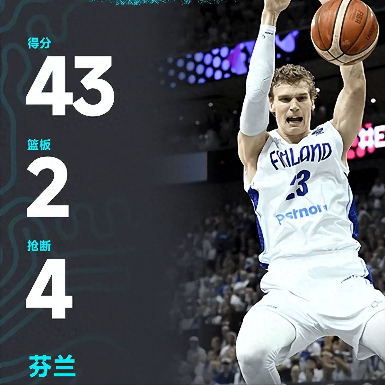 球员在比赛中表现出色，成为全场焦点